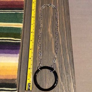 Sterling glass necklace